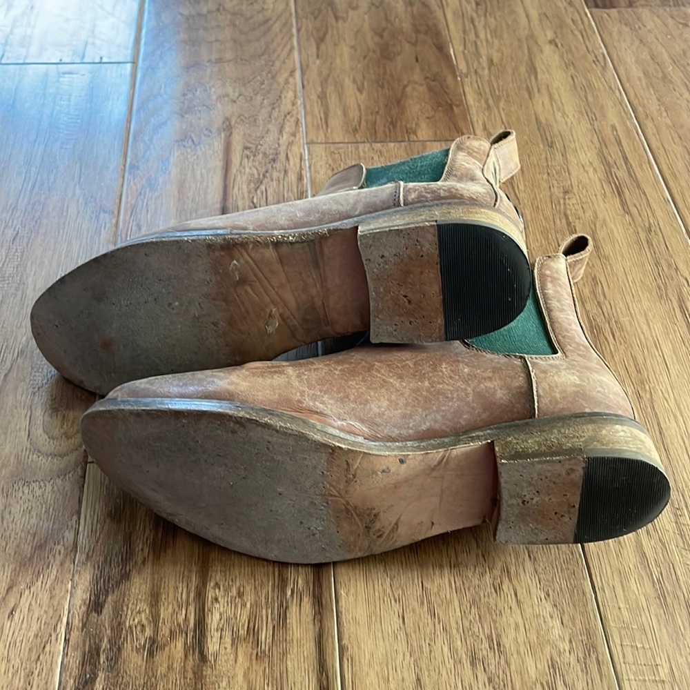 Free People Brown and Green Ankle Boots - Picture 7 of 7